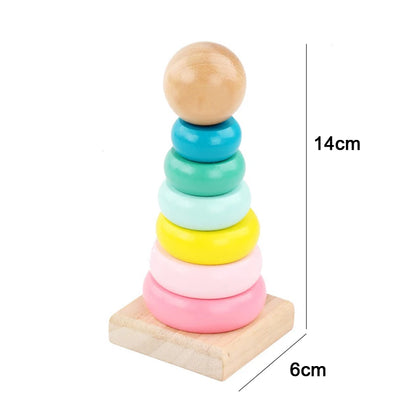 Montessori 3D Wooden Puzzles Educational Baby Toy for Early Learning