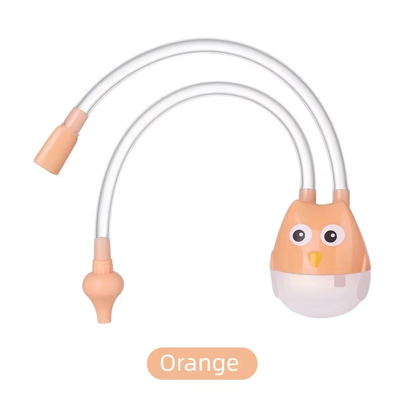 Baby Nasal Aspirator Mouth Suction Cleaner with Anti-Reflux Silicone Pipe