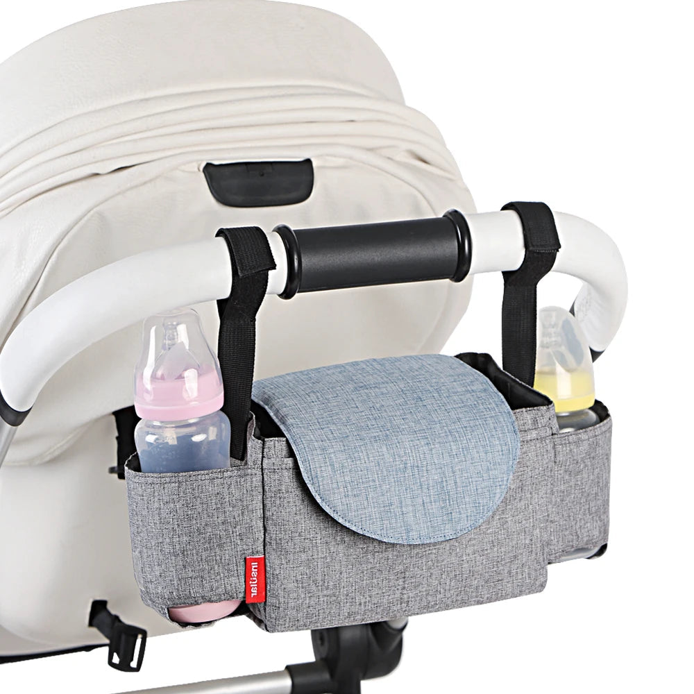 Insular Diaper Bag with Milk Bottle Insulation and Storage