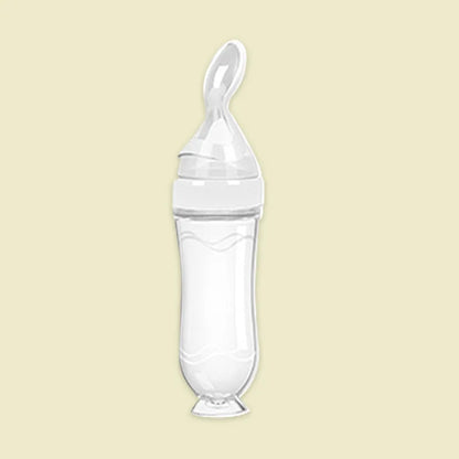 90ML Silicone Squeeze Feeding Bottle for Newborn Baby and Toddlers