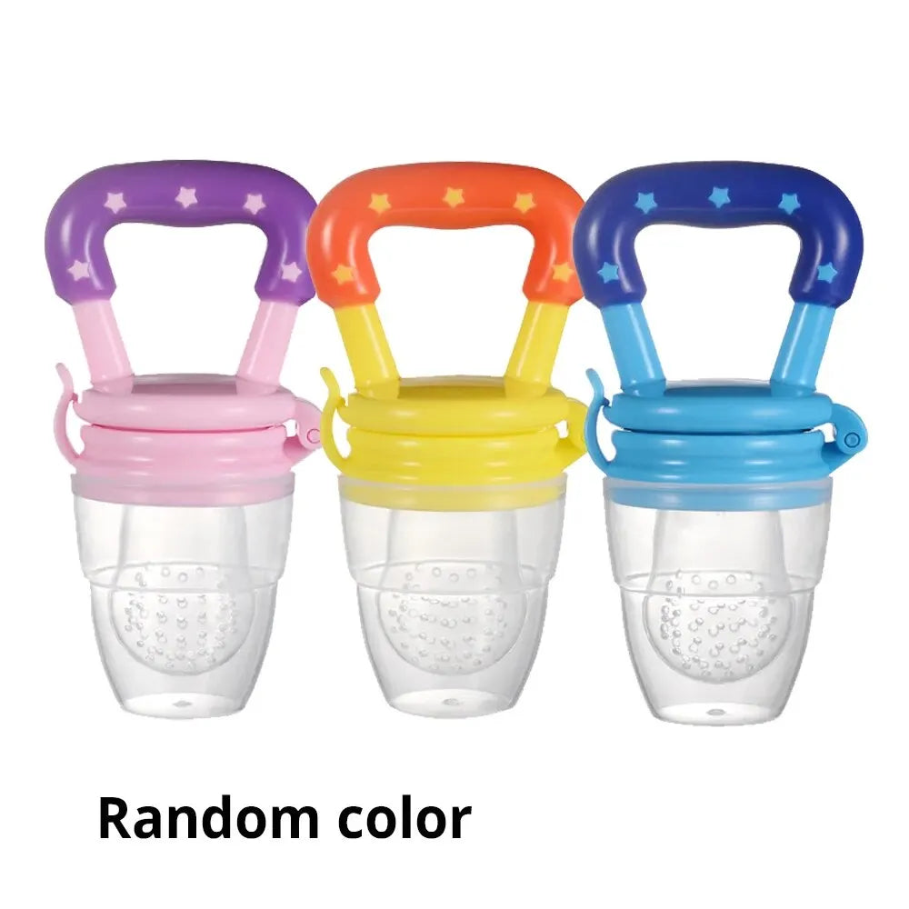 3pcs Baby Fruit and Vegetable Teether Silicone Feeding Tableware Set