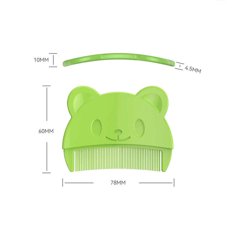 Baby Head Fat Comb and Soft Silicone Massager for Newborns