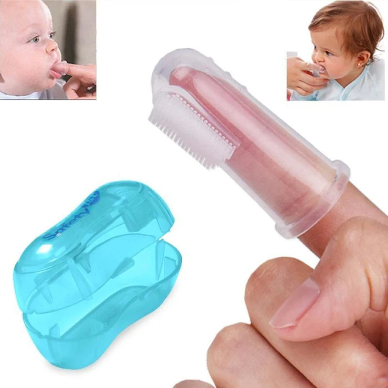 Soft Finger Toothbrush Baby Oral Hygiene Teeth Care Infant Brush