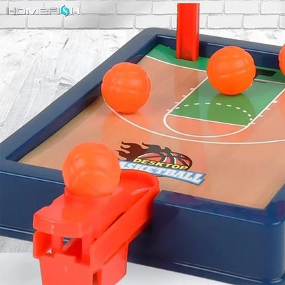 Mini Basketball Machine Desktop Portable Game Set for Indoor Outdoor Fun