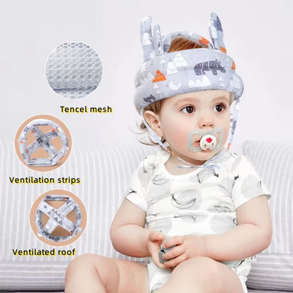 Baby Safety Helmet Head Protection Hat Adjustable Toddler Crash Cap