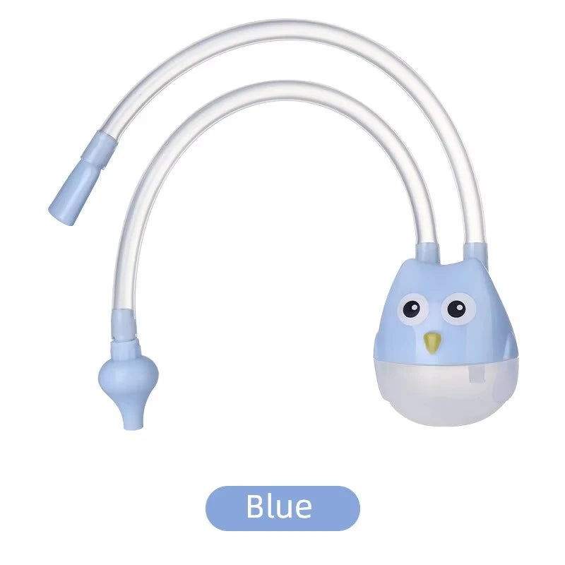 Baby Nasal Aspirator Mouth Suction Cleaner with Anti-Reflux Silicone Pipe