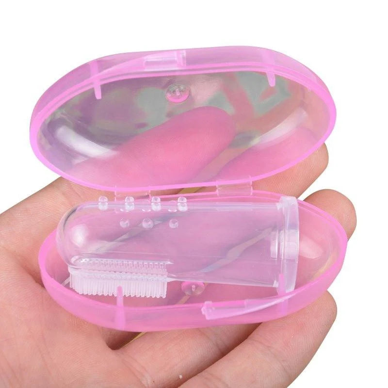 Soft Finger Toothbrush Baby Oral Hygiene Teeth Care Infant Brush