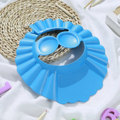 Adjustable Baby Shower Cap for Kids Ear Protection and Shampooing