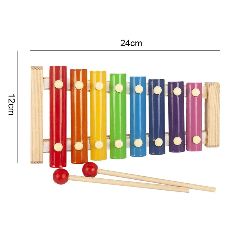 Wooden Montessori Sorting & Stacking Toys for Toddlers, Educational Gift