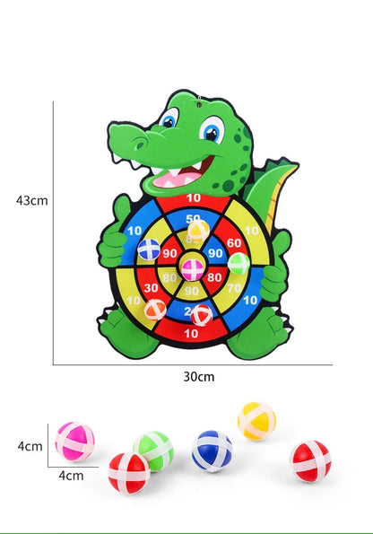 Educational Dart Board Game for Kids, Sticky Ball Indoor Sports